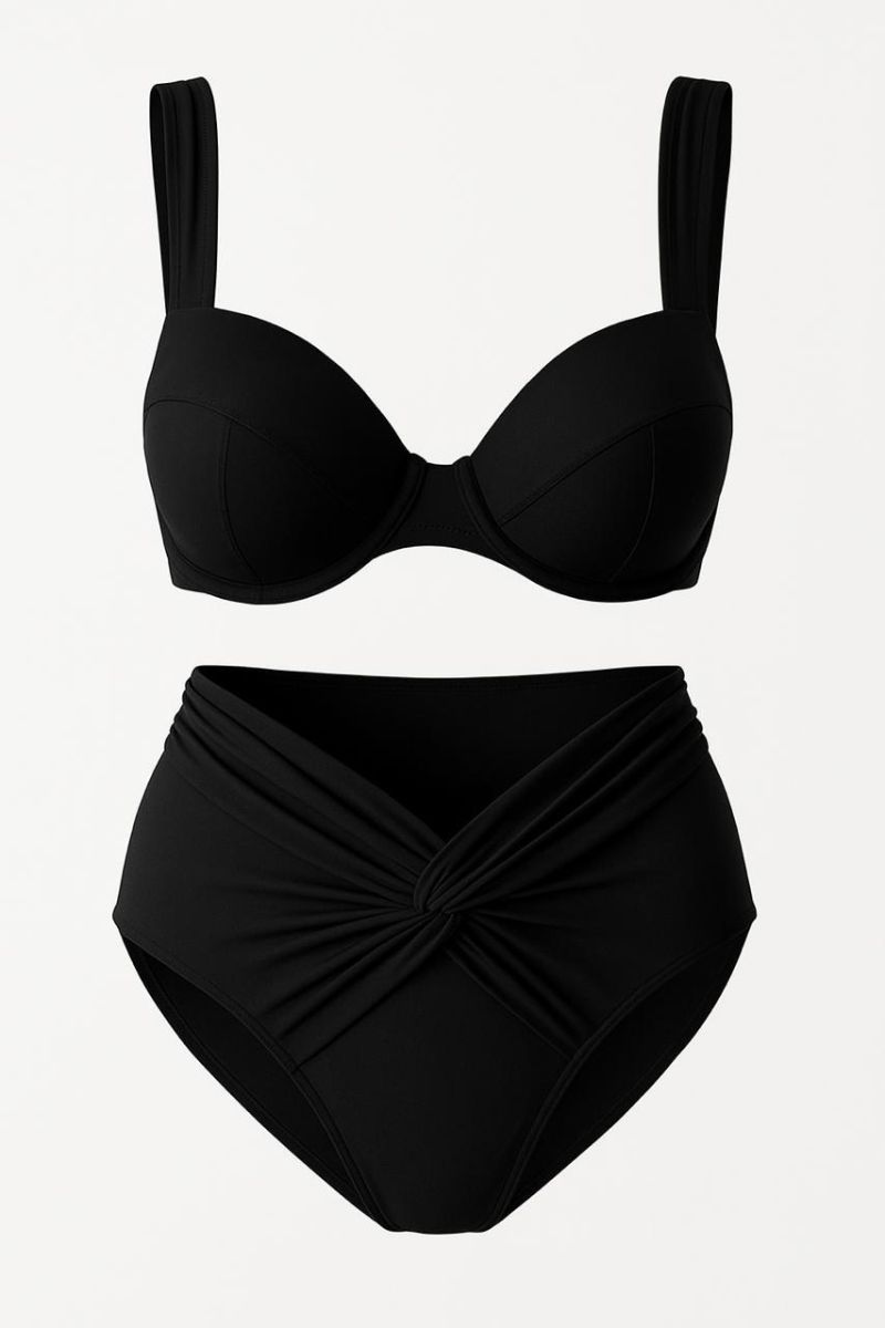 Bikini à armatures noir