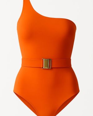 Une pièce asymétrique avec ceinture noir