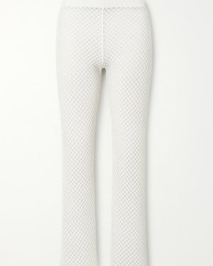 Pantalon en crochet blanc