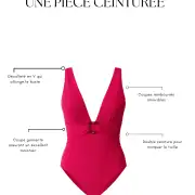 Une pièce ceinturée avec anneau rose