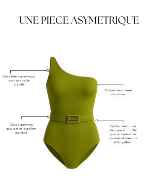 Une Pièce asymétrique avec ceinture