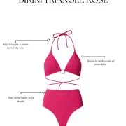 Bikini triangle rose