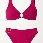 Bikini triangle avec anneaux orange