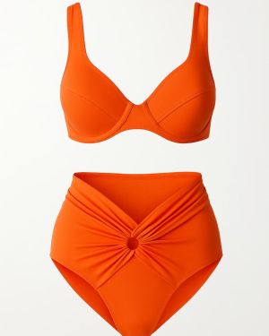 Bikini à armatures orange