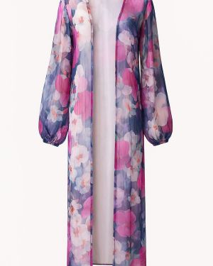 Kimono en mousseline floral
