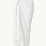 pareo blanc long