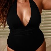 Maillot de Bain “Drapé noir