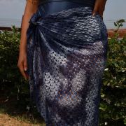 Paréo “Azur Crochet”
