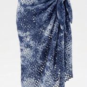 Paréo “Azur Crochet”