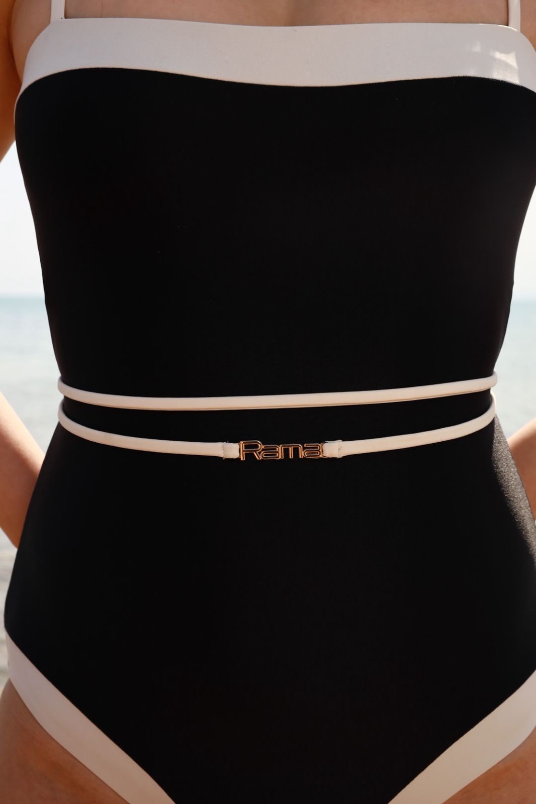Maillot de bain une pièce “Riviera” noir