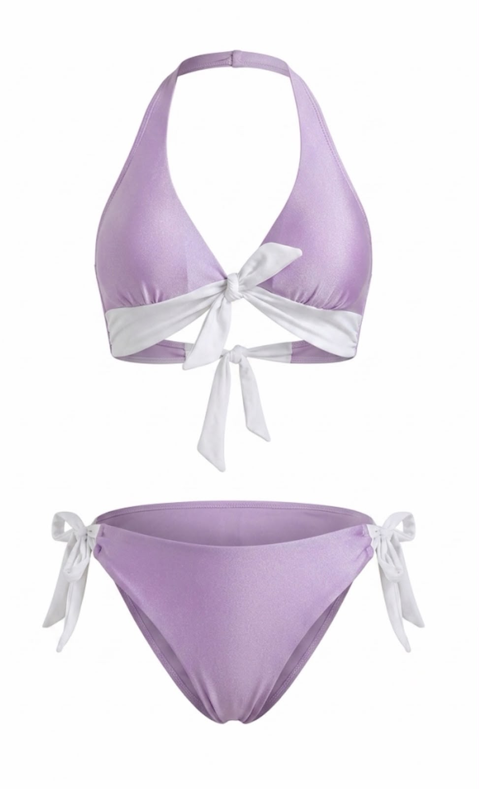 Bikini “Bicolore” shiny rose