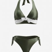 Bikini “Bicolore” shiny rose