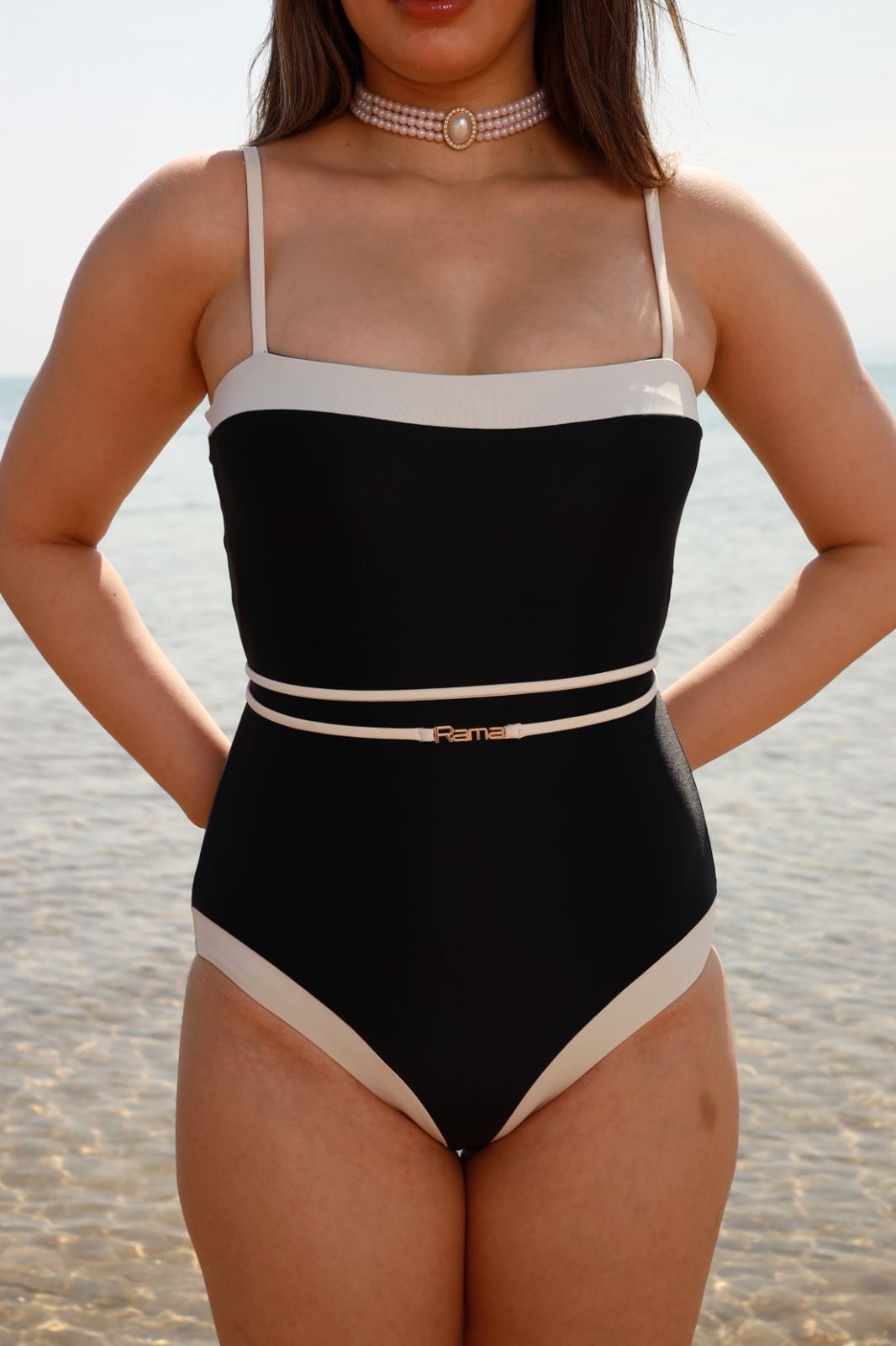 Maillot de bain une pièce “Riviera” noir