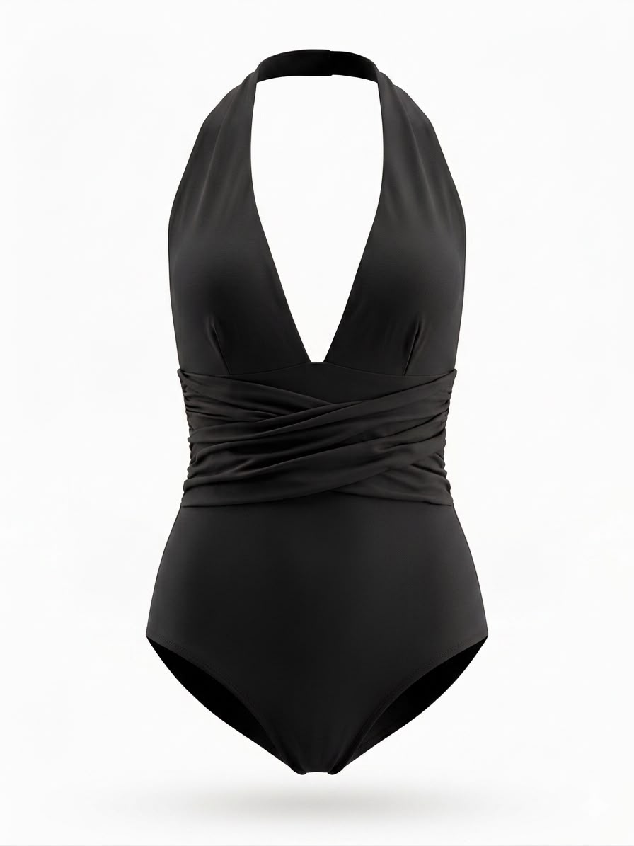 Maillot de Bain “Drapé noir