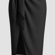 Paréo “Riviera Mousseline” noir