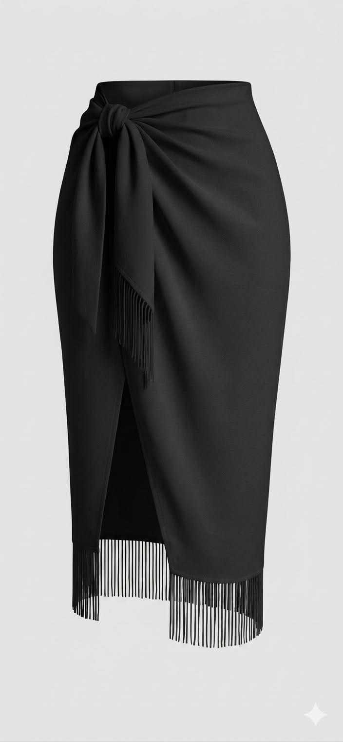 Paréo “Riviera Mousseline” noir