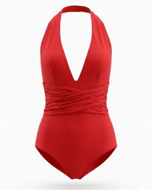 Maillot de Bain “Drapé rouge