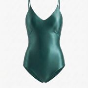 Maillot de Bain Une-Pièce dos croisé rose